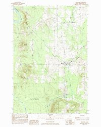 Mapleton Maine Historical topographic map, 1:24000 scale, 7.5 X 7.5 Minute, Year 1984