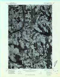Mars Hill NW Maine Historical topographic map, 1:24000 scale, 7.5 X 7.5 Minute, Year 1975