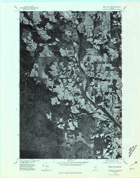 Mars Hill SW Maine Historical topographic map, 1:24000 scale, 7.5 X 7.5 Minute, Year 1975