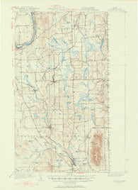Mars Hill Maine Historical topographic map, 1:62500 scale, 15 X 15 Minute, Year 1951