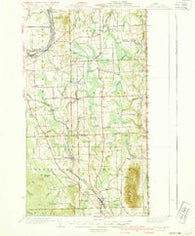 Mars Hill Maine Historical topographic map, 1:62500 scale, 15 X 15 Minute, Year 1940
