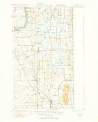 Mars Hill Maine Historical topographic map, 1:62500 scale, 15 X 15 Minute, Year 1940