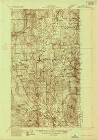 Mars Hill Maine Historical topographic map, 1:48000 scale, 15 X 15 Minute, Year 1936