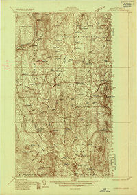 Mars Hill Maine Historical topographic map, 1:48000 scale, 15 X 15 Minute, Year 1936