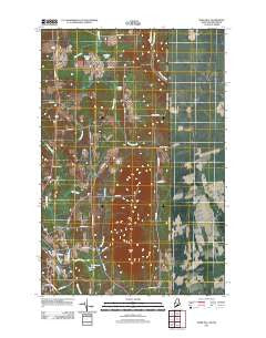 Mars Hill Maine Historical topographic map, 1:24000 scale, 7.5 X 7.5 Minute, Year 2011