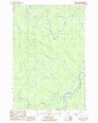 Mary L Pond Maine Historical topographic map, 1:24000 scale, 7.5 X 7.5 Minute, Year 1986