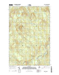 Mary L Pond Maine Current topographic map, 1:24000 scale, 7.5 X 7.5 Minute, Year 2014