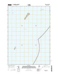 Matinicus Maine Current topographic map, 1:24000 scale, 7.5 X 7.5 Minute, Year 2014