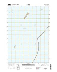 Matinicus Maine Current topographic map, 1:24000 scale, 7.5 X 7.5 Minute, Year 2014