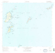 Matinicus Maine Historical topographic map, 1:24000 scale, 7.5 X 7.5 Minute, Year 1953