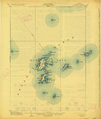 Matinicus Maine Historical topographic map, 1:62500 scale, 15 X 15 Minute, Year 1906