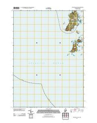 Matinicus OE W Maine Historical topographic map, 1:24000 scale, 7.5 X 7.5 Minute, Year 2011