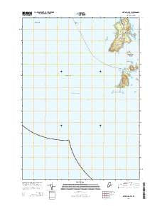 Matinicus OE W Maine Current topographic map, 1:24000 scale, 7.5 X 7.5 Minute, Year 2014