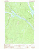 Mattaseunk Lake Maine Historical topographic map, 1:24000 scale, 7.5 X 7.5 Minute, Year 1988