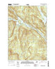 Mattaseunk Lake Maine Current topographic map, 1:24000 scale, 7.5 X 7.5 Minute, Year 2014