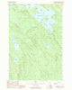 Mattawamkeag Lake Maine Historical topographic map, 1:24000 scale, 7.5 X 7.5 Minute, Year 1989