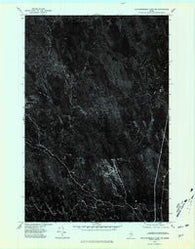 Mattawamkeag Lake NE Maine Historical topographic map, 1:24000 scale, 7.5 X 7.5 Minute, Year 1975