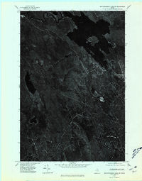 Mattawamkeag Lake NW Maine Historical topographic map, 1:24000 scale, 7.5 X 7.5 Minute, Year 1975