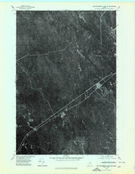 Mattawamkeag Lake SE Maine Historical topographic map, 1:24000 scale, 7.5 X 7.5 Minute, Year 1975