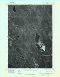 Mattawamkeag Lake SW Maine Historical topographic map, 1:24000 scale, 7.5 X 7.5 Minute, Year 1975