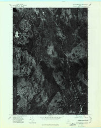 Mattawamkeag NE Maine Historical topographic map, 1:24000 scale, 7.5 X 7.5 Minute, Year 1975