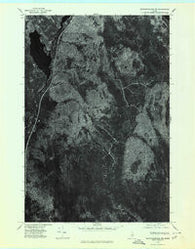 Mattawamkeag NW Maine Historical topographic map, 1:24000 scale, 7.5 X 7.5 Minute, Year 1975