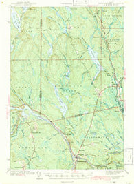 Mattawamkeag Maine Historical topographic map, 1:62500 scale, 15 X 15 Minute, Year 1942