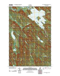 Mattawamkeag Lake Maine Historical topographic map, 1:24000 scale, 7.5 X 7.5 Minute, Year 2011