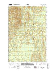 McClusky Lake Maine Current topographic map, 1:24000 scale, 7.5 X 7.5 Minute, Year 2014
