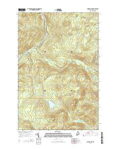 McKeen Lake Maine Current topographic map, 1:24000 scale, 7.5 X 7.5 Minute, Year 2014