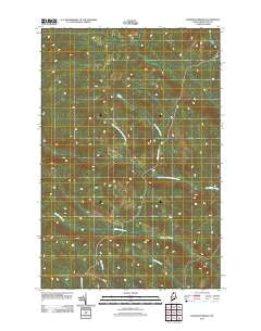 McKinnon Brook Maine Historical topographic map, 1:24000 scale, 7.5 X 7.5 Minute, Year 2011