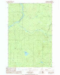 Mc Keen Lake Maine Historical topographic map, 1:24000 scale, 7.5 X 7.5 Minute, Year 1986