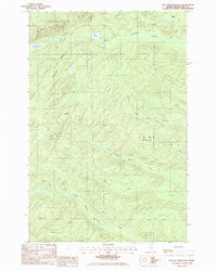 Mc Lean Mtn Maine Historical topographic map, 1:24000 scale, 7.5 X 7.5 Minute, Year 1985