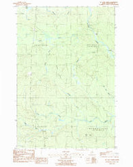 Mc Nally Ridge Maine Historical topographic map, 1:24000 scale, 7.5 X 7.5 Minute, Year 1986