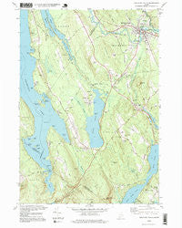 Mechanic Falls Maine Historical topographic map, 1:24000 scale, 7.5 X 7.5 Minute, Year 1995