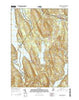 Mechanic Falls Maine Current topographic map, 1:24000 scale, 7.5 X 7.5 Minute, Year 2014