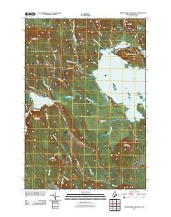 Meddybemps Lake West Maine Historical topographic map, 1:24000 scale, 7.5 X 7.5 Minute, Year 2011