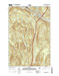 Medunkeunk Lake Maine Current topographic map, 1:24000 scale, 7.5 X 7.5 Minute, Year 2014