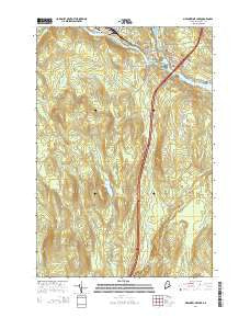 Medunkeunk Lake Maine Current topographic map, 1:24000 scale, 7.5 X 7.5 Minute, Year 2014