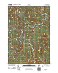 Mercer Maine Historical topographic map, 1:24000 scale, 7.5 X 7.5 Minute, Year 2011