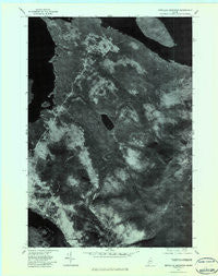 Metallak Mountain Maine Historical topographic map, 1:24000 scale, 7.5 X 7.5 Minute, Year 1977