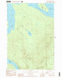 Metallak Mtn Maine Historical topographic map, 1:24000 scale, 7.5 X 7.5 Minute, Year 1997