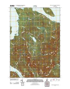 Metallak Mountain Maine Historical topographic map, 1:24000 scale, 7.5 X 7.5 Minute, Year 2011