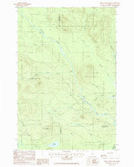 Middle Brook Mtn Maine Historical topographic map, 1:24000 scale, 7.5 X 7.5 Minute, Year 1985