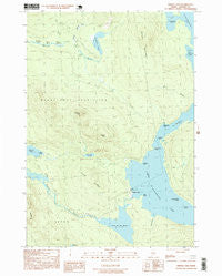 Middle Dam Maine Historical topographic map, 1:24000 scale, 7.5 X 7.5 Minute, Year 1997