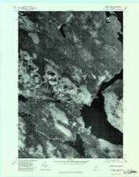 Middle Dam Maine Historical topographic map, 1:24000 scale, 7.5 X 7.5 Minute, Year 1977