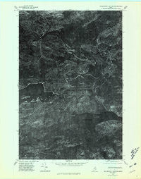 Millinocket Lake SE Maine Historical topographic map, 1:24000 scale, 7.5 X 7.5 Minute, Year 1975