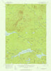 Millinocket Lake Maine Historical topographic map, 1:62500 scale, 15 X 15 Minute, Year 1954