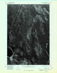 Millinocket NE Maine Historical topographic map, 1:24000 scale, 7.5 X 7.5 Minute, Year 1975