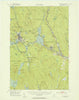 Millinocket Maine Historical topographic map, 1:62500 scale, 15 X 15 Minute, Year 1951